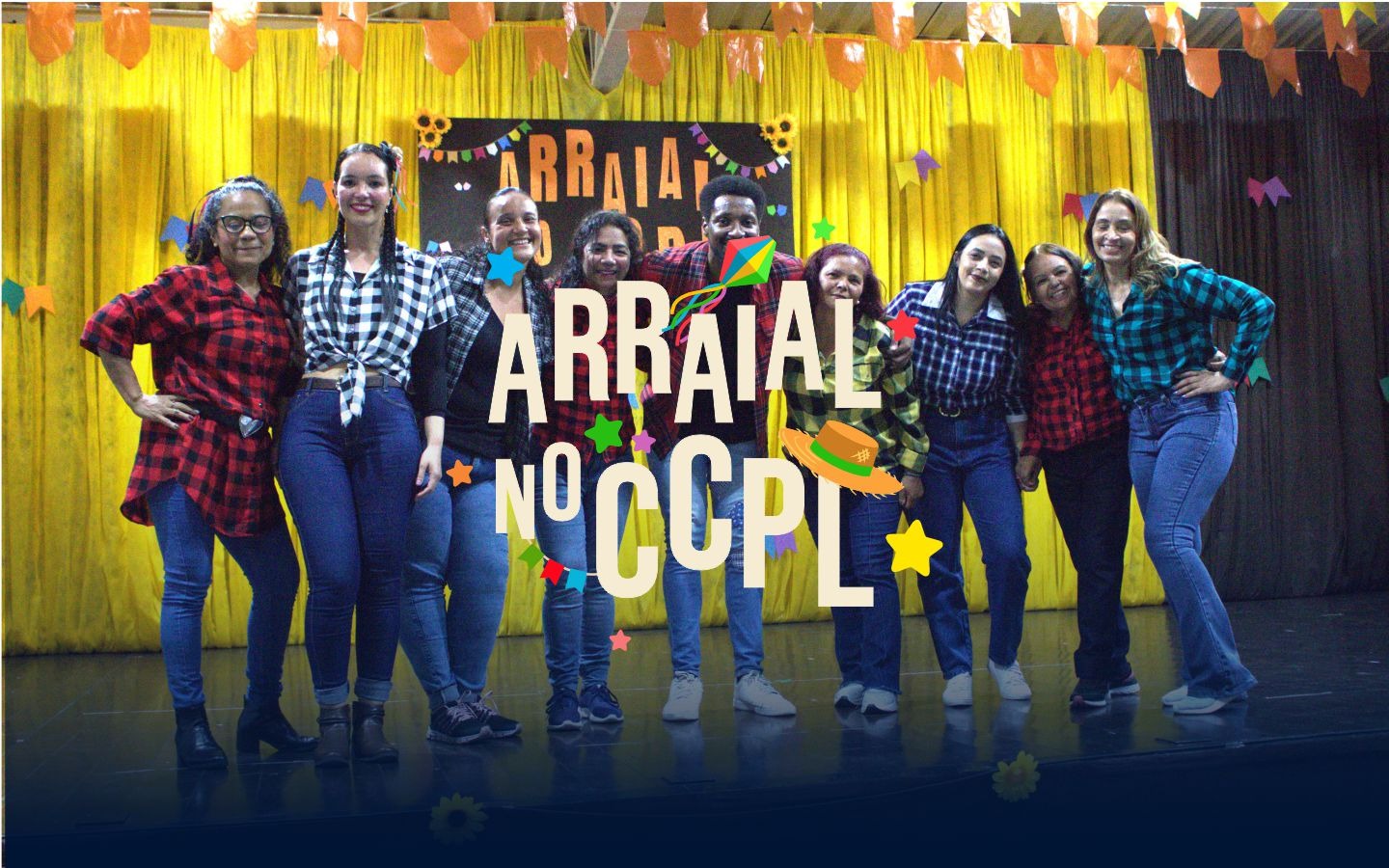  Arraial no CCPL João Ricardo Pelúcio Rosa reuniu cultura, arte e apresentações dos alunos em uma noite especial  