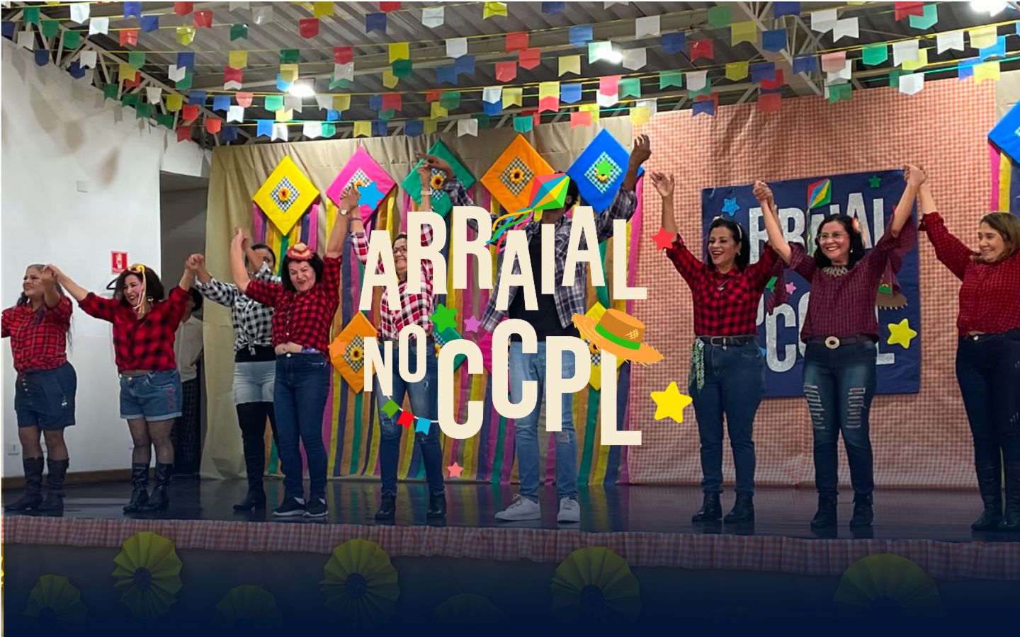 Arraial no CCPL Ésio Augusto de Souza reuniu cultura, alegria e integração no Parque dos Camargos 