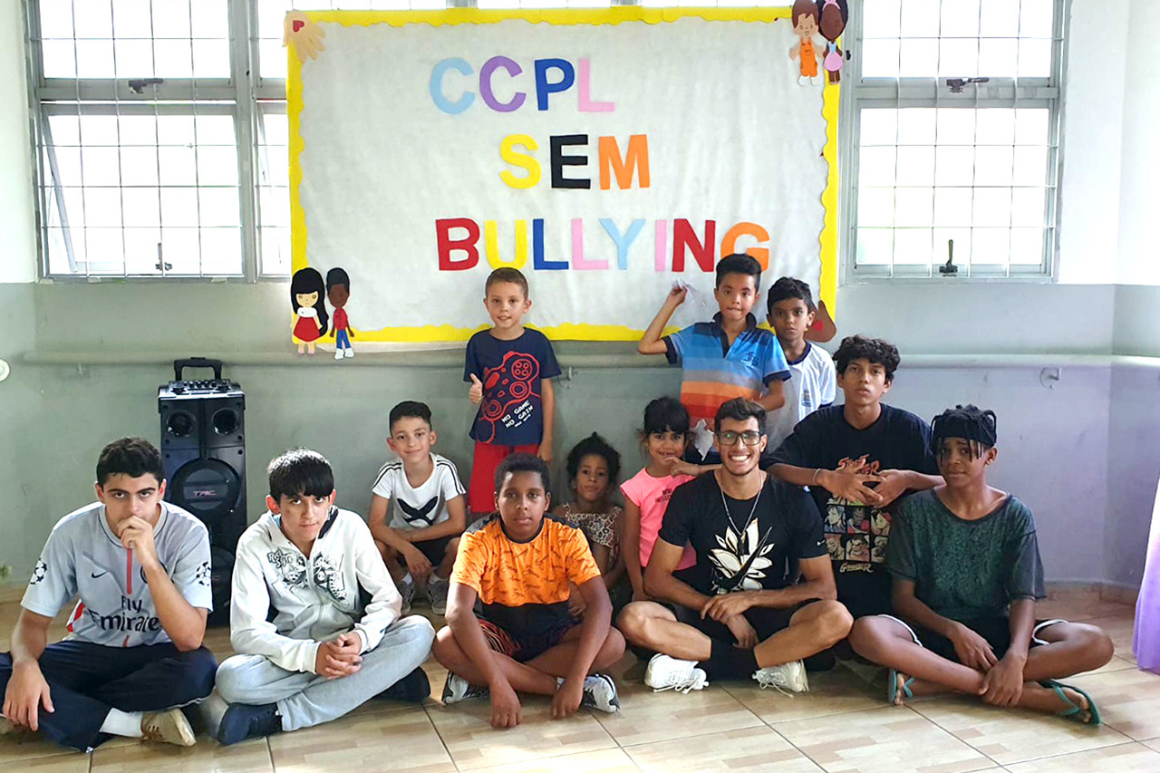 Centro de Capacitação Profissional e Lazer - CCPL Hercília da Silva Barbosa promoveu uma atividade de conscientização sobre o combate ao bullying