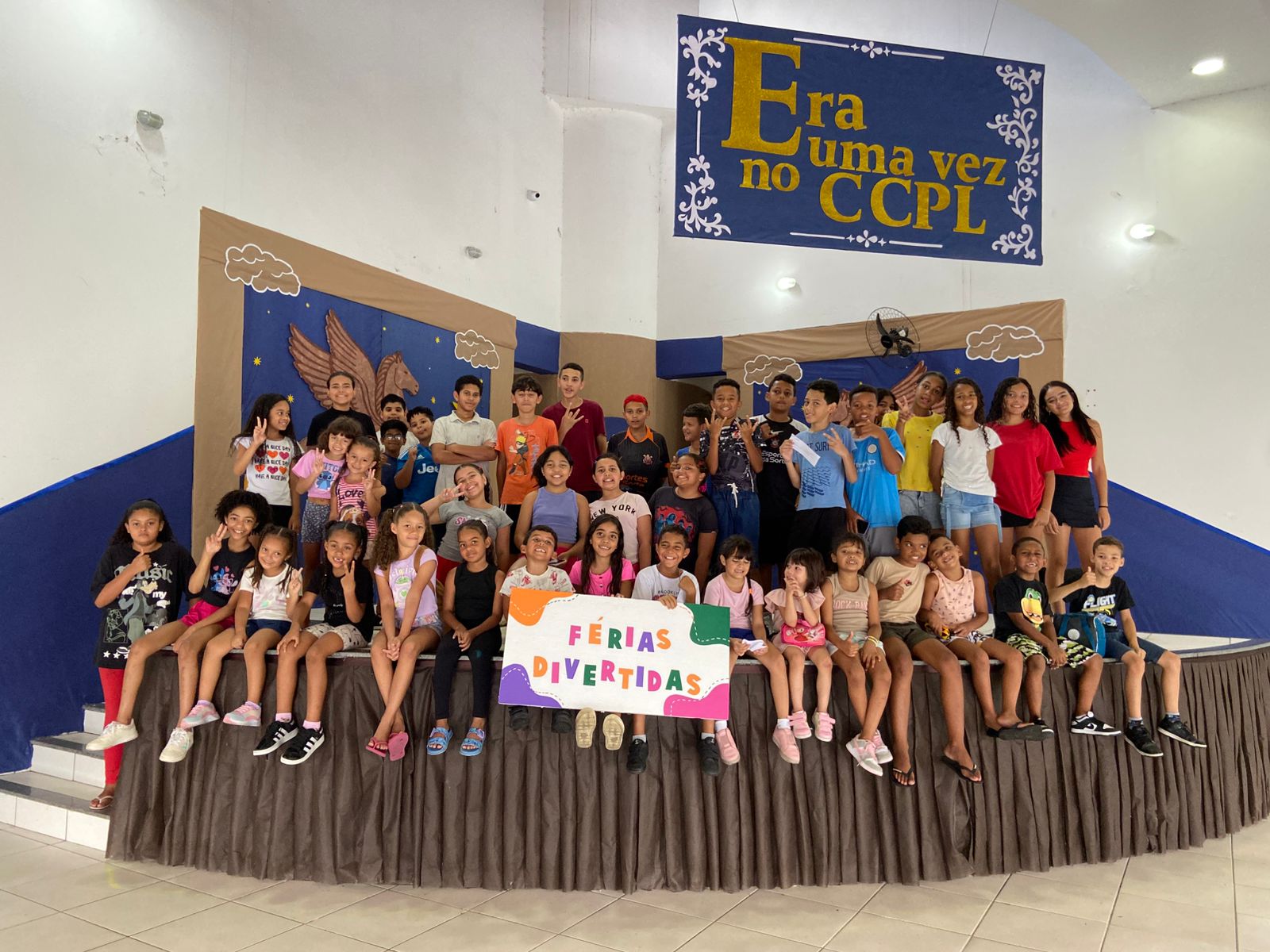 O projeto Férias Divertidas movimentou o CCPL Jaraguá Mirim com atividades recreativas durante as férias escolares