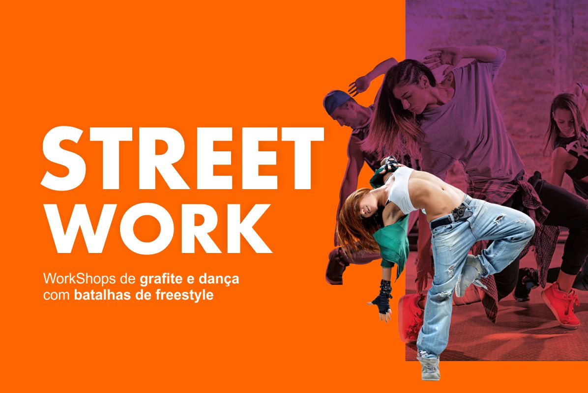 Street Work: Centro de Capacitação Profissional e Lazer – CCPL João Ricardo Pelúcio Rosa irá promover workshops de street dance e grafite