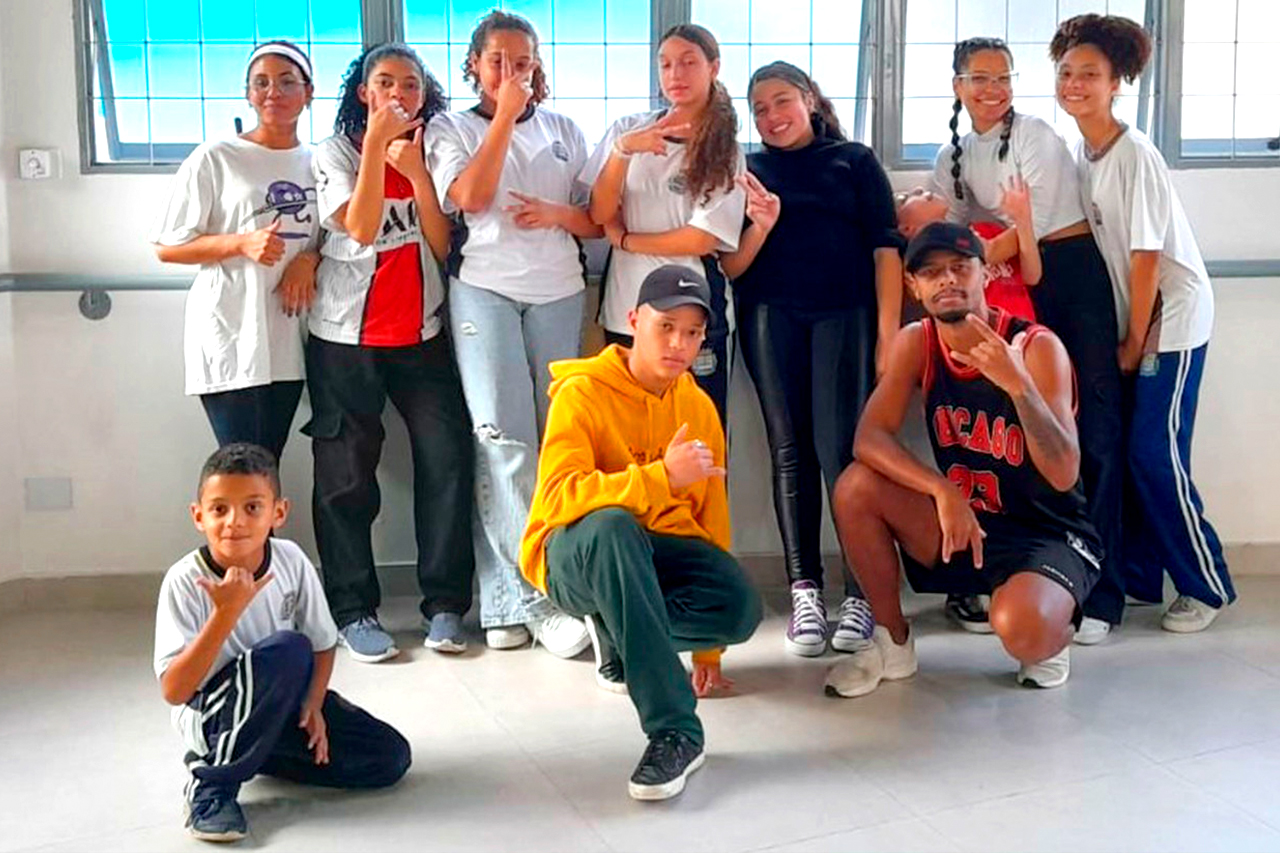 Workshop de Street Dance: alunos do CCPL Hercília da Silva Barbosa aprenderam passos de dança cheios de estilo